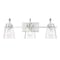 Designers Fountain Inwood 24in 3-Light Chrome Modern Indoor Vanity Light with Clear Glass Shades D214M-3B-CH - alternate 1